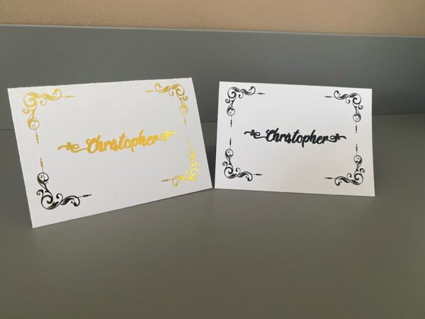 Card place names