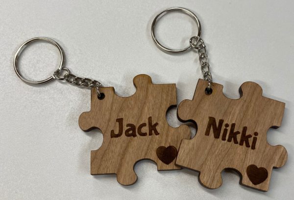 Puzzle Keyrings - Pair