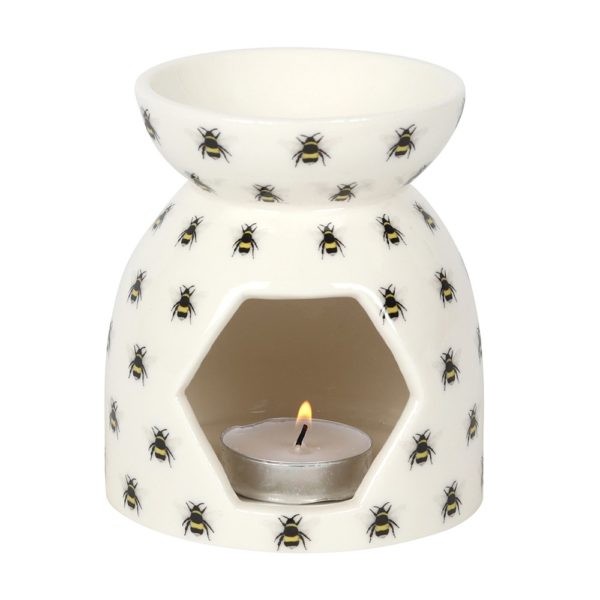 ALL OVER BEE PRINT OIL/WAX BURNER