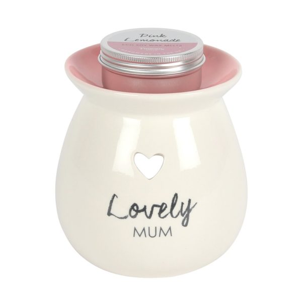 LOVELY MUM WAX MELT BURNER GIFT SET