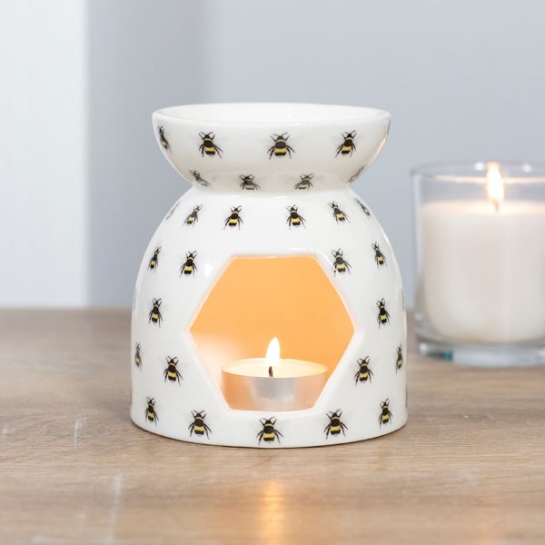 ALL OVER BEE PRINT OIL/WAX BURNER - Image 2