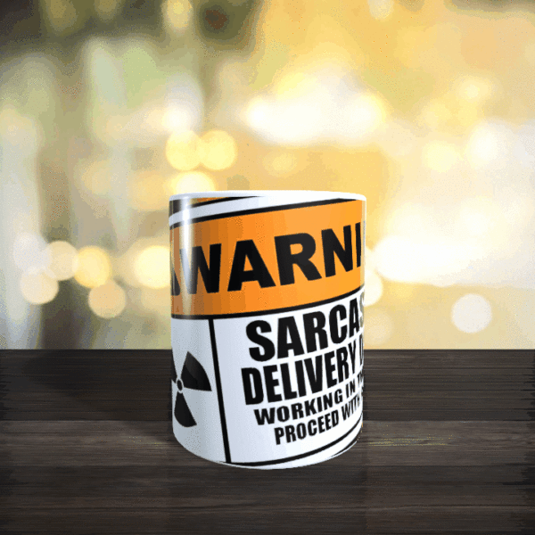 Warning Delivery Driver Mug