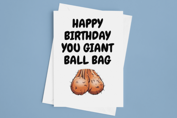 Ball Bag - Birthday Card