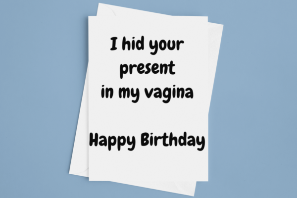 Hidden Present - Birthday Card