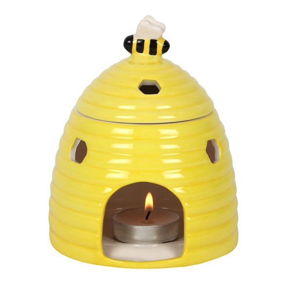 YELLOW BEEHIVE OIL/WAX BURNER