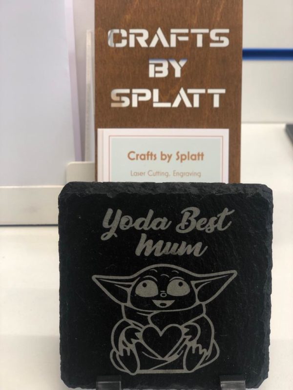 Yoda Best - Slate Coaster - Image 5