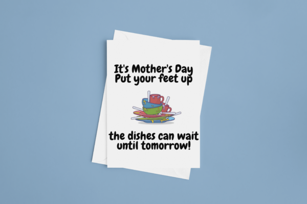 Dishes - Mother's Day Card