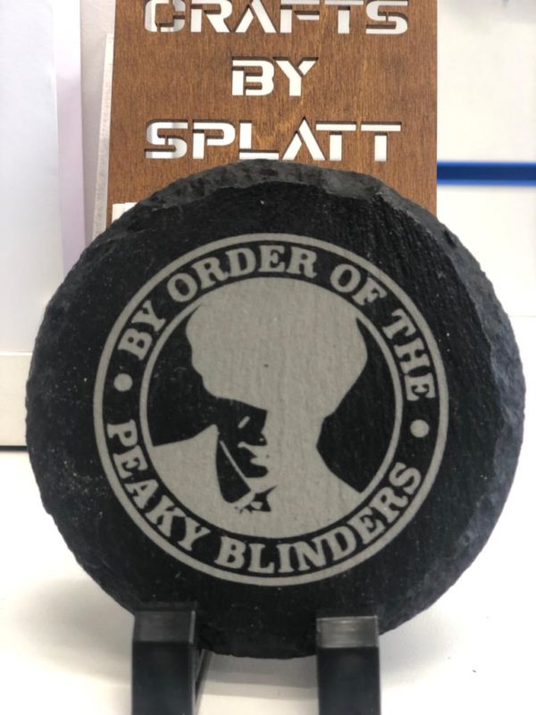 By Order Of The Peaky Blinders - Round Slate Coaster