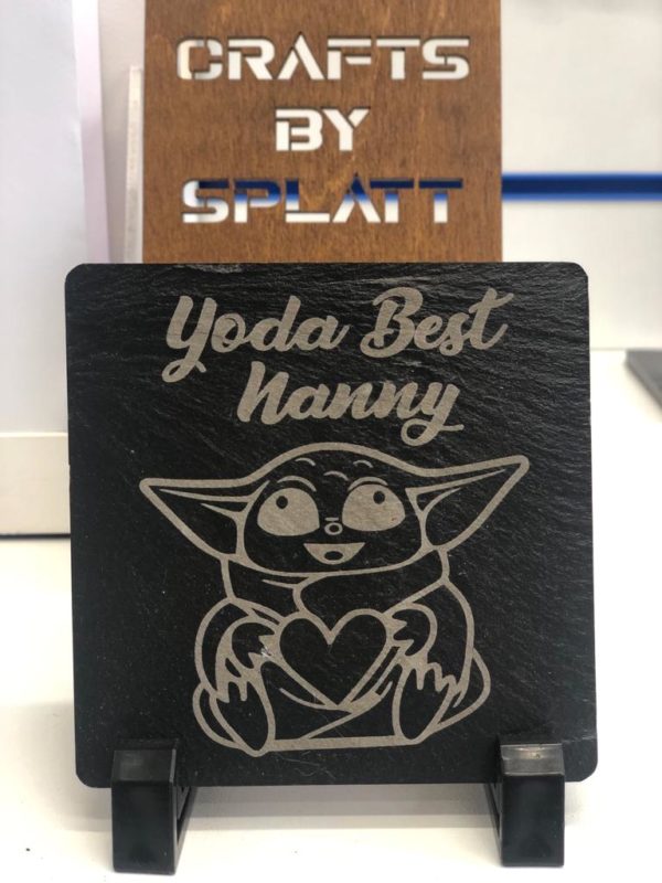 Yoda Best - Slate Coaster