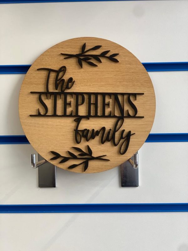 Personalised Family Sign