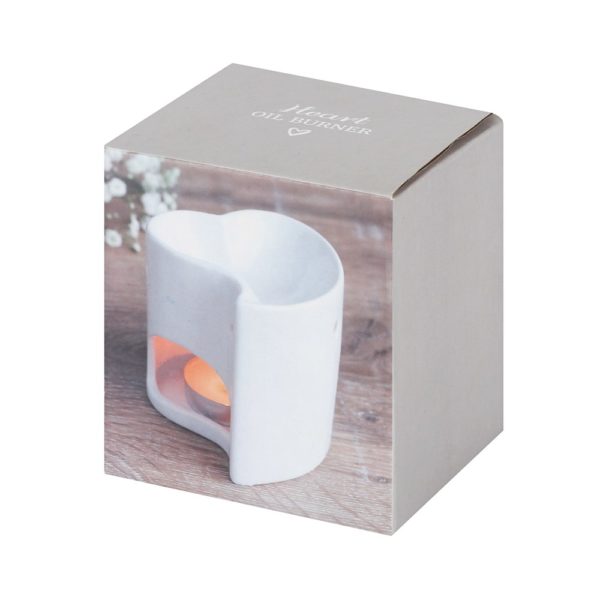 White Heart Oil/Wax Burner - Image 4