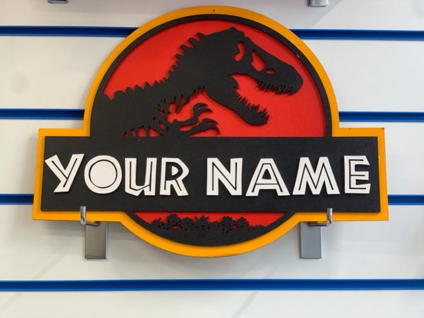 Personalised Jurassic Door Sign