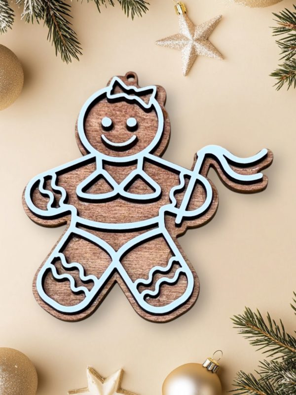 Naughty Gingerbread Baubles Set #3 - Image 9