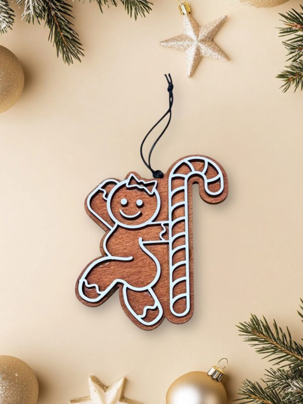 Naughty Gingerbread Baubles Set #3 - Image 4
