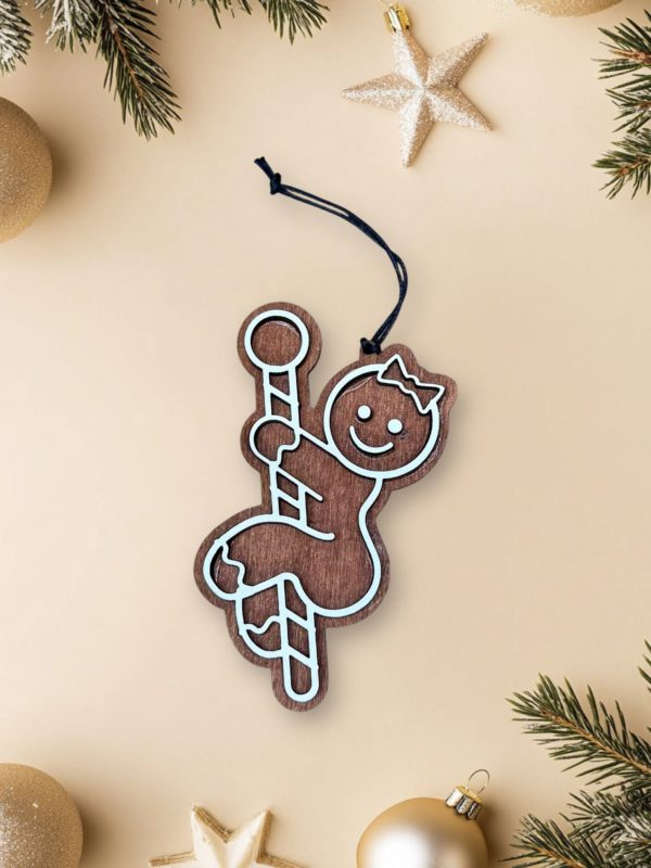 Naughty Gingerbread Baubles Set #2 - Image 14