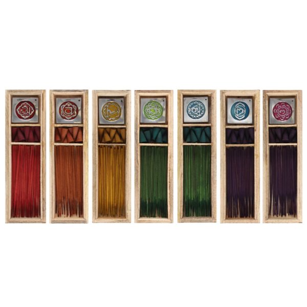 CHAKRA WOODEN INCENSE GIFT SET - Image 2