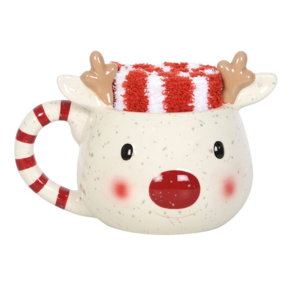 RUDOLPH REINDEER MUG AND SOCKS SET - Image 3