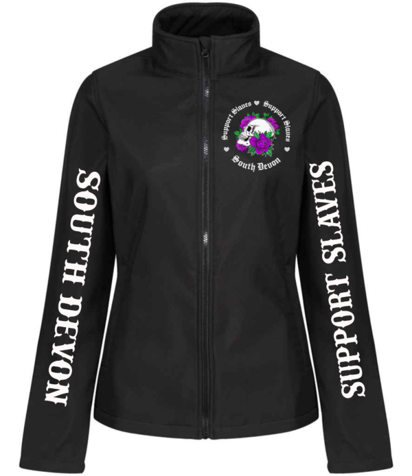 South Devon Merch Ladies Skull&Purple Roses - Image 7