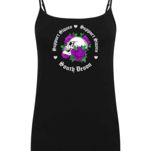 South Devon Merch Ladies Skull&Purple Roses