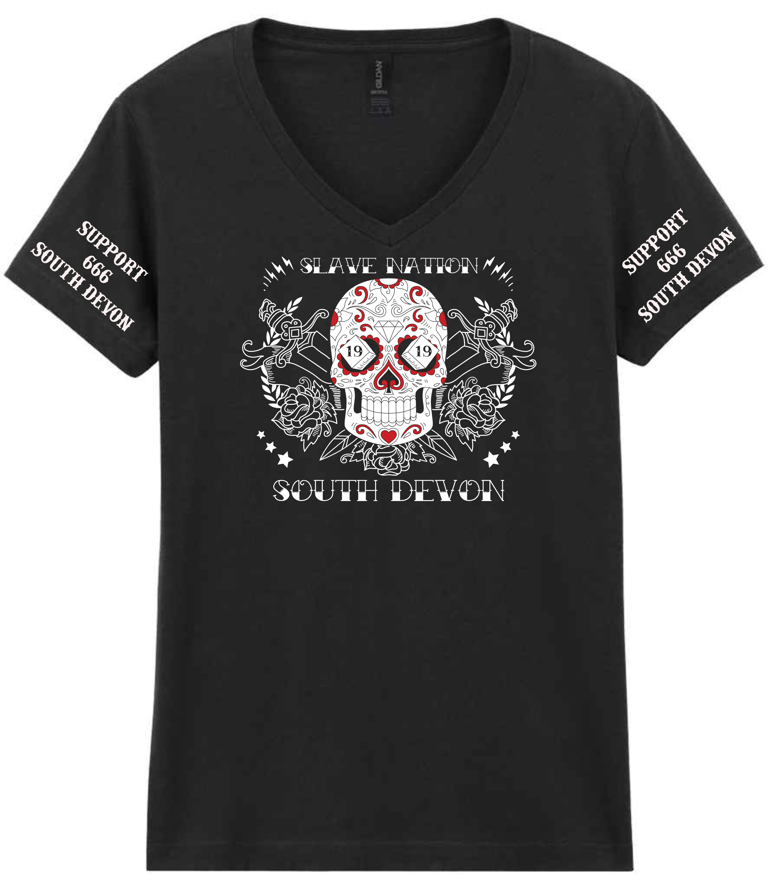 South Devon Merch Ladies Skull&Dice - Image 3