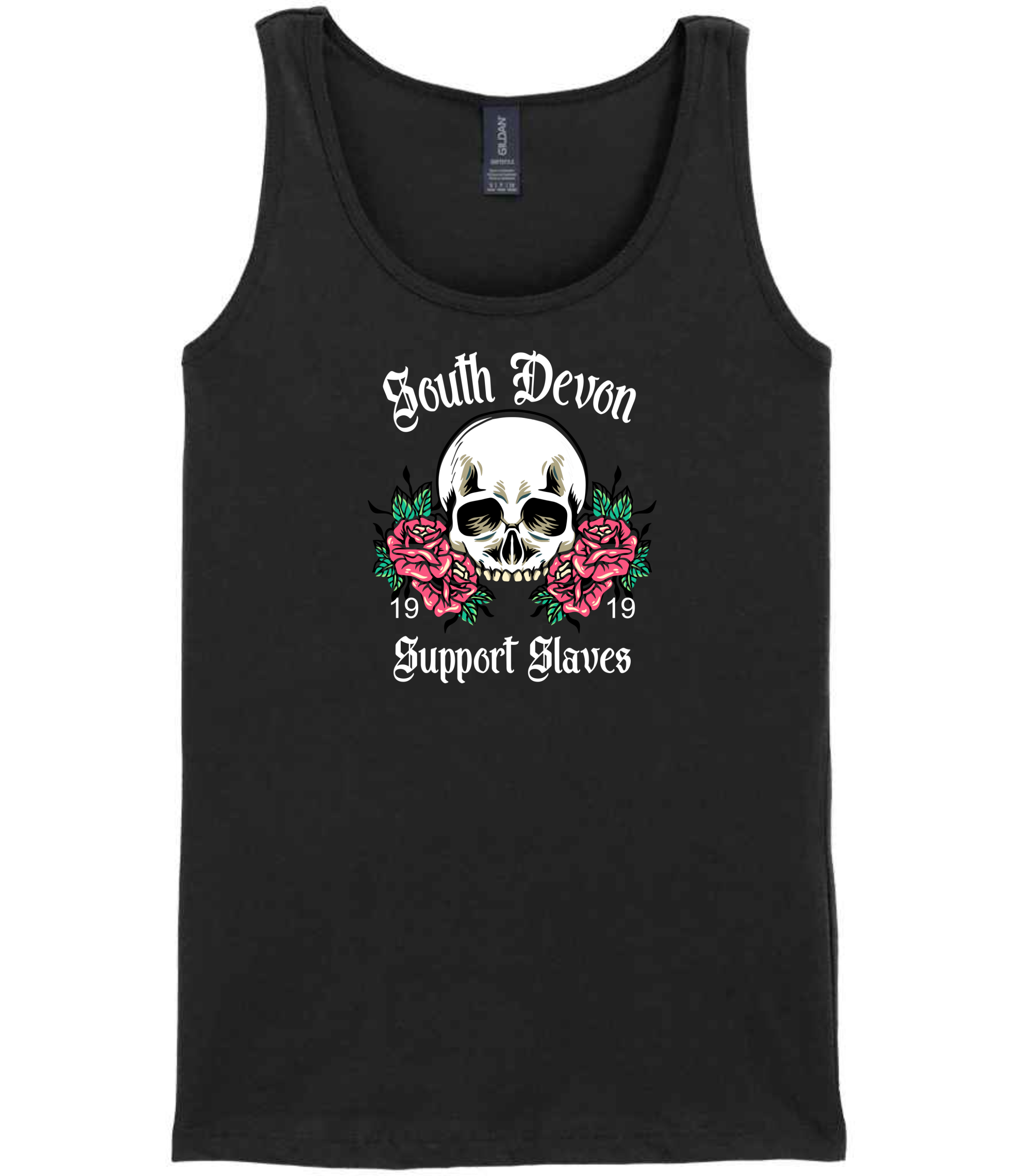 South Devon Merch Ladies Skull&Roses - Image 4
