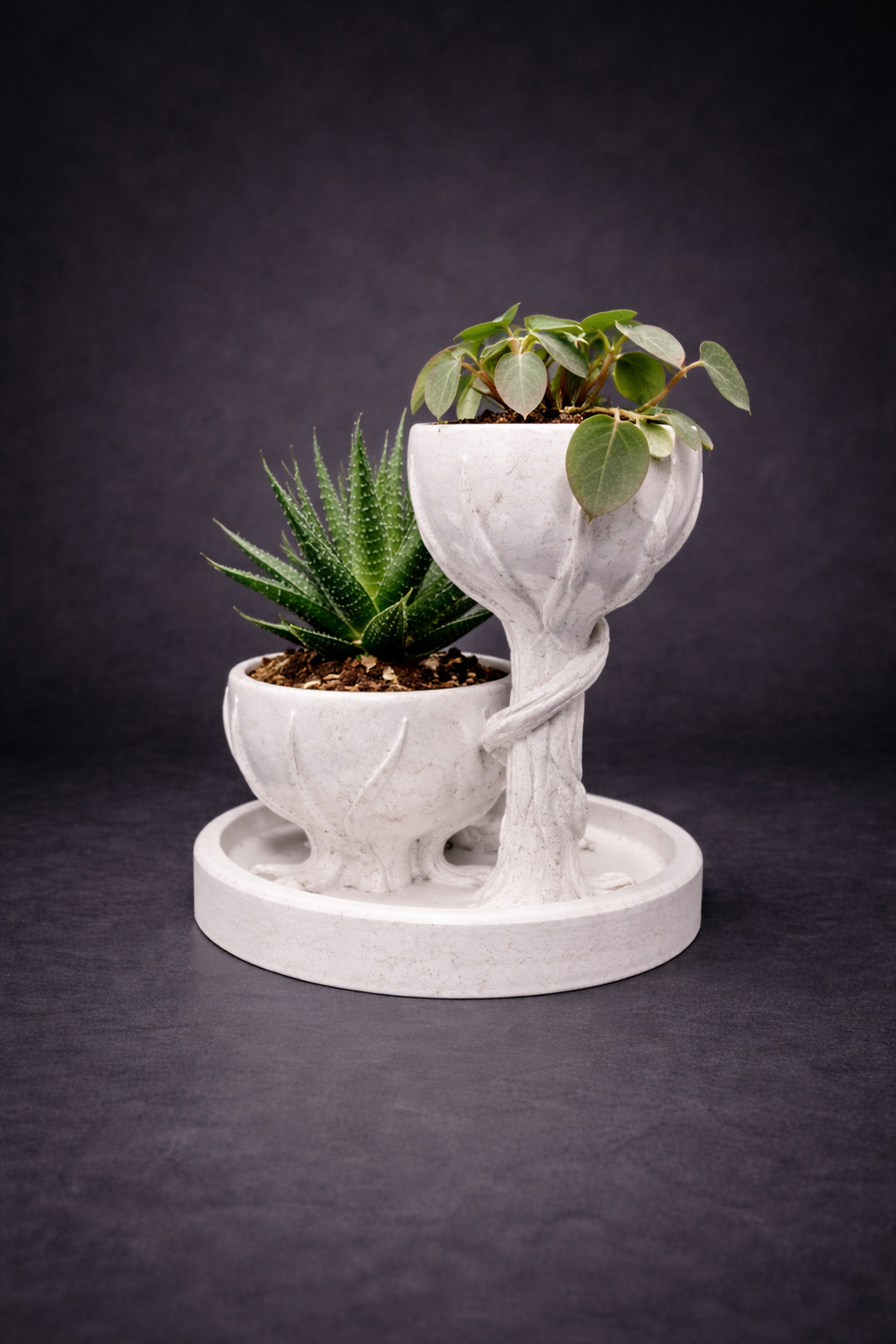 3 Tier Sculptural Plant Planter - Image 2