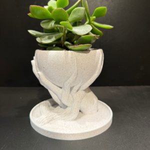 Alternative view of Hand Planter – Sculptural Plant Pot